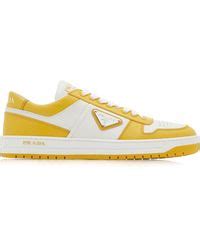 yellow prada sneakers|prada sock sneakers women's.